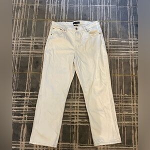 Y2K Baggy Streetwear White Denim Pants